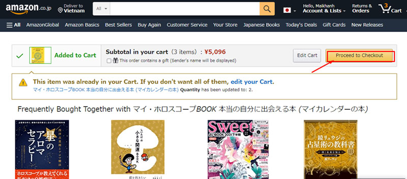 japanese amazon account