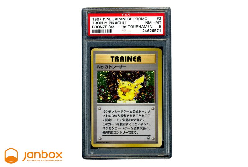 1997-No-3-1st-Tournament-Trophy-Pikachu-Bronze-Pokemon-Japanese-Promo