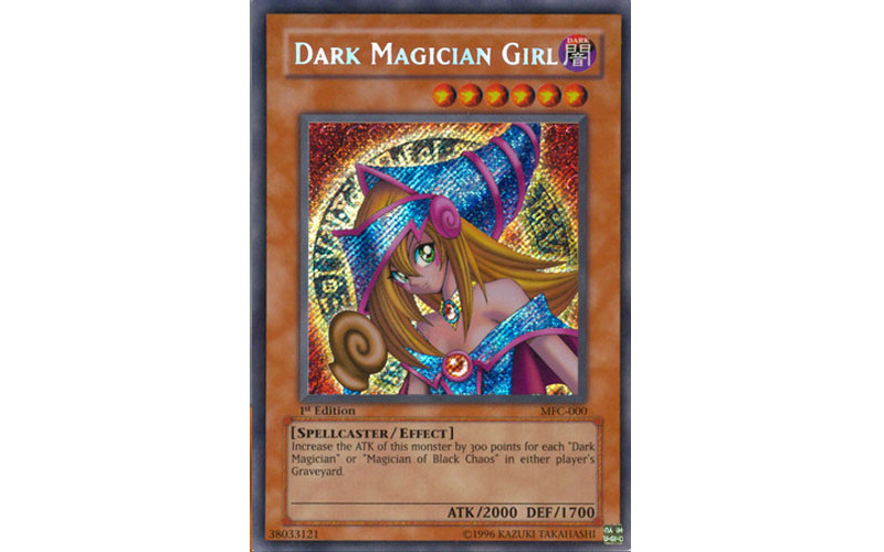 rarest yugioh card-lottery-edition-dark-magician-girl