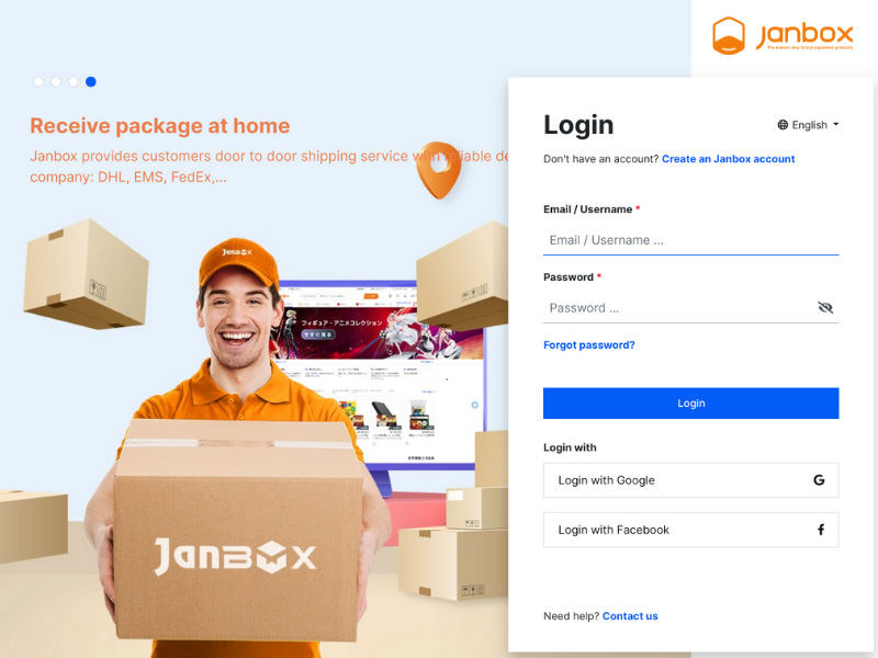 Janbox login