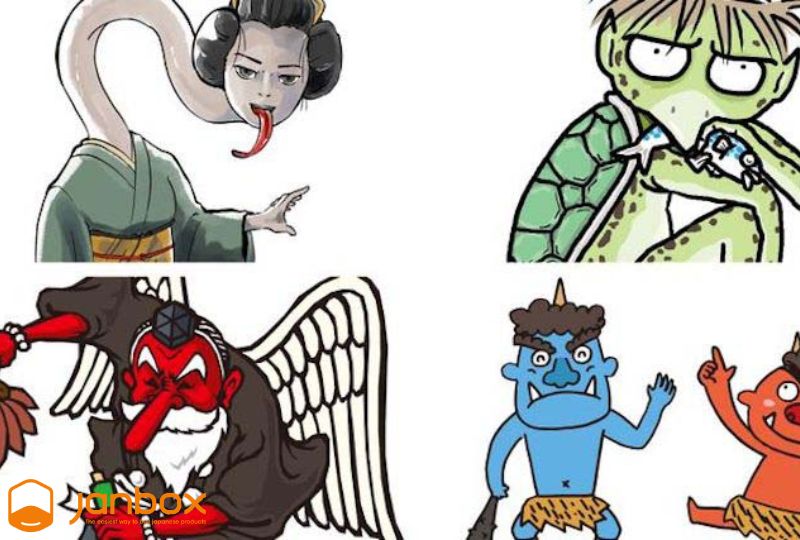 yokai-in-Japanese-categozied-by-origin