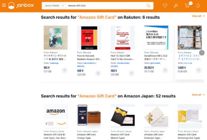 Searching-for-Amazon-Gift-Cards-On-Janbox